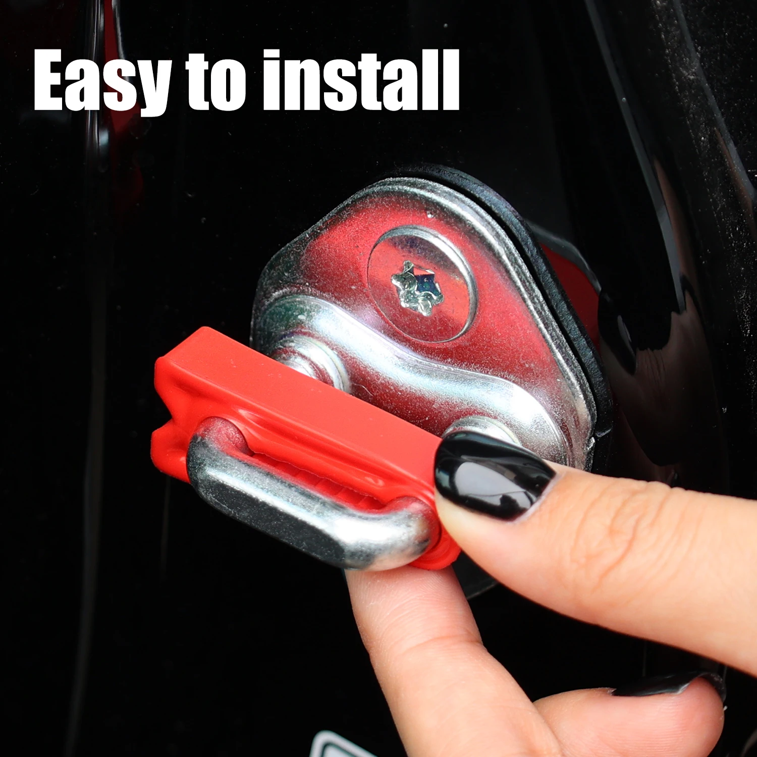 Soft Silicone Auto Door Lock Damper Buffer Pad Shock Absorber Anti Noise Soundproof Gasket Protection Sticker Accessories Kit