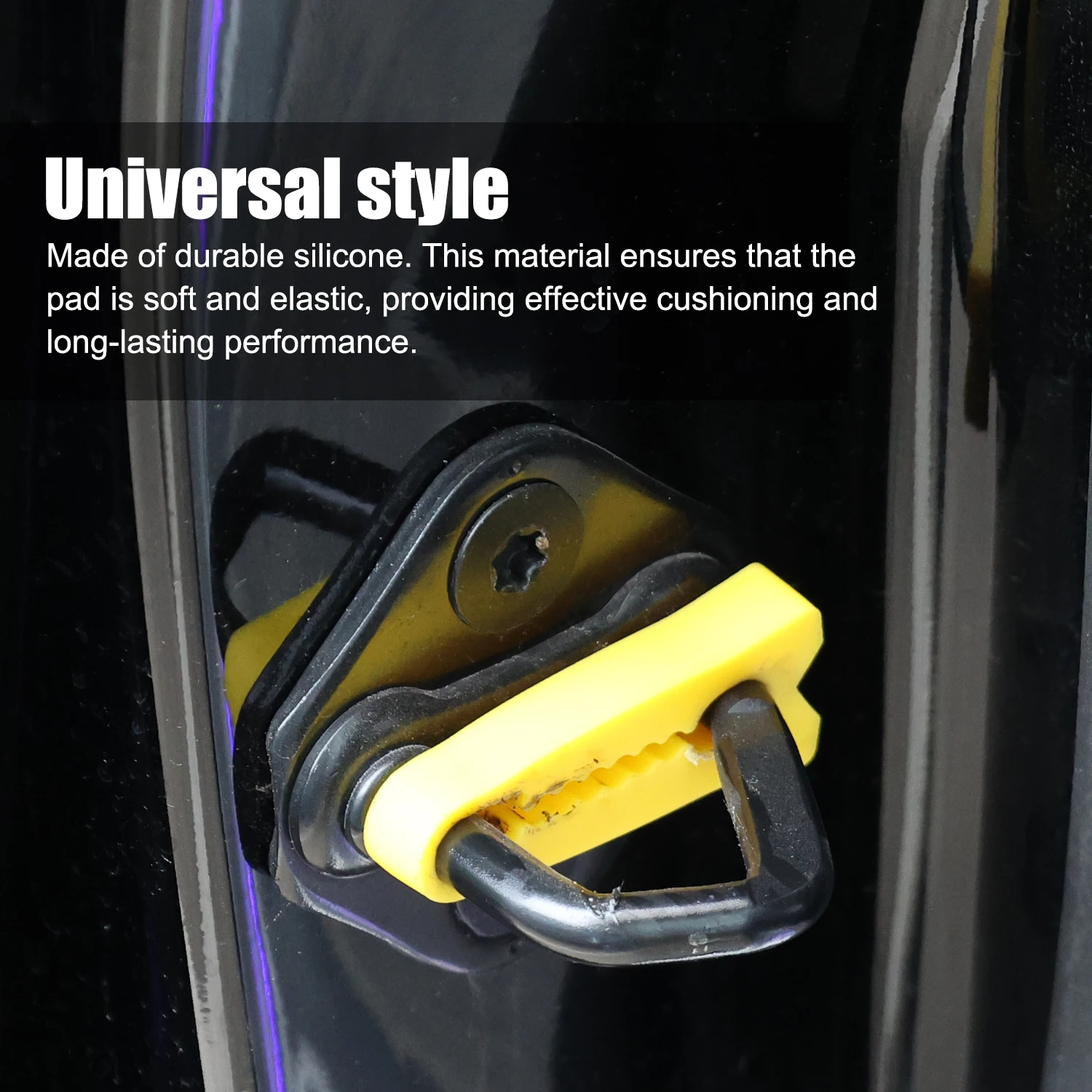 Soft Silicone Auto Door Lock Damper Buffer Pad Shock Absorber Anti Noise Soundproof Gasket Protection Sticker Accessories Kit