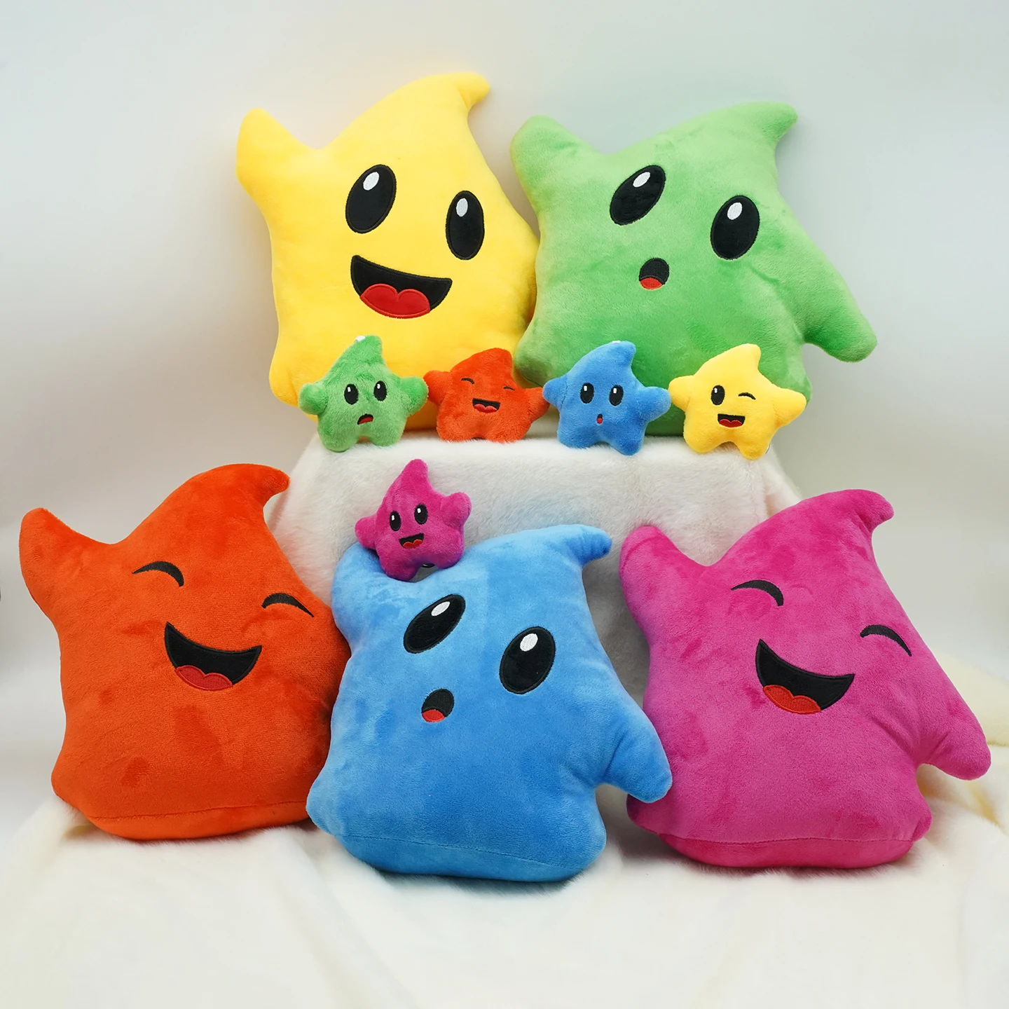 TreasuringU 2026 New Colorful Stars Plush Toys Cute Star Plush Pillow Star Plush Dolls Kids Toys Birthday Gifts