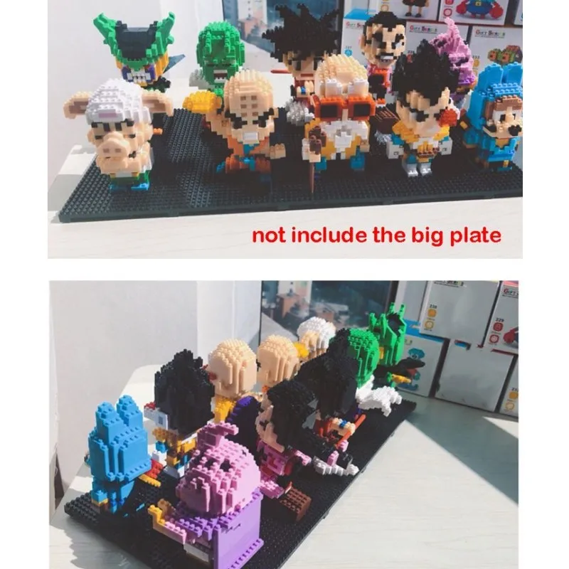 Hot 16 Style Anime Mini Model Dragon Ball Son-Goku Uub 3D DlYassembly Modeling Educational Toy Desk Figure