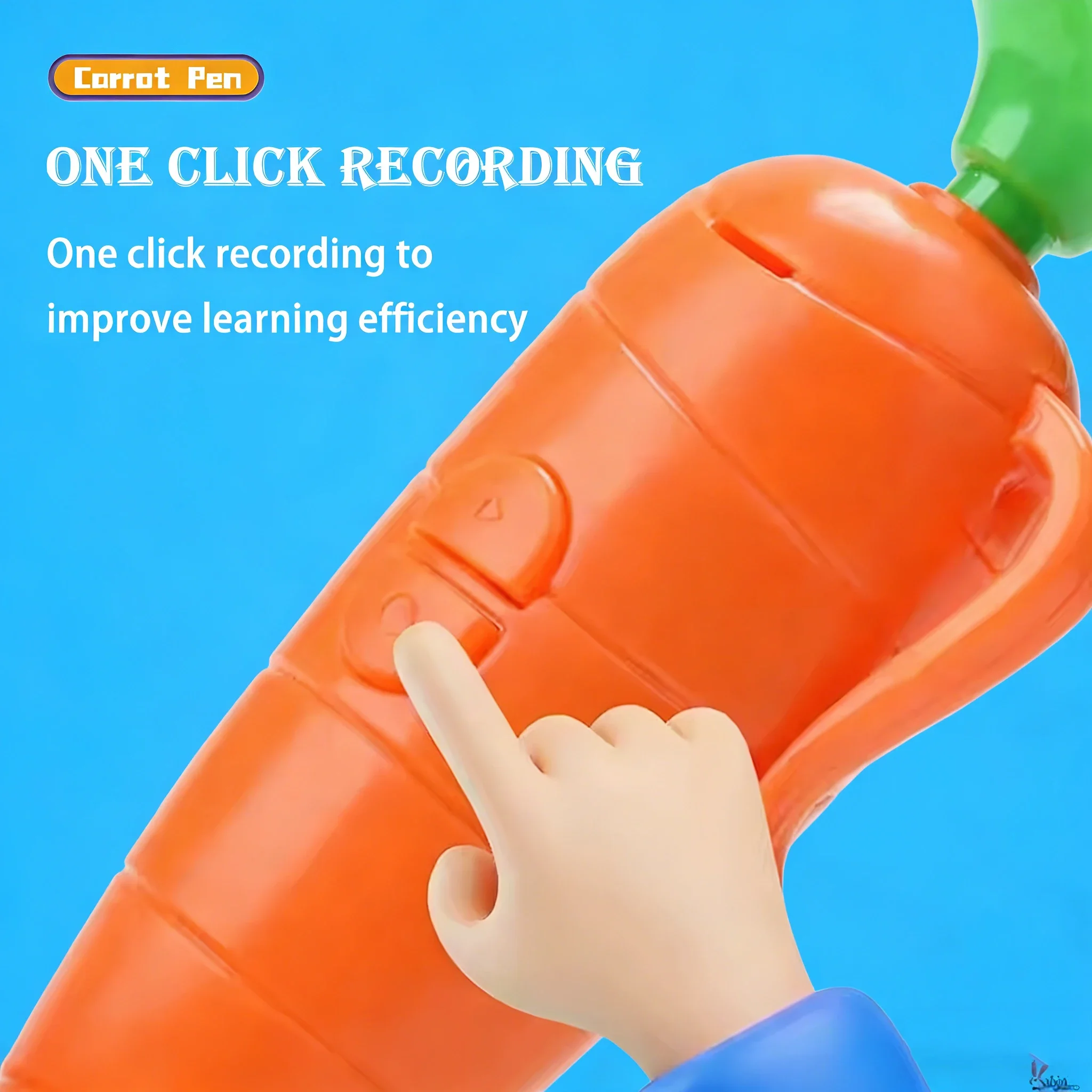 @# NEW Disney Zootopia 2 Carrot Recorder Pen | Judy & Nick Style for Kids | 60s Mini Recorder | 2-in-1 Gel Pen Stationery-----