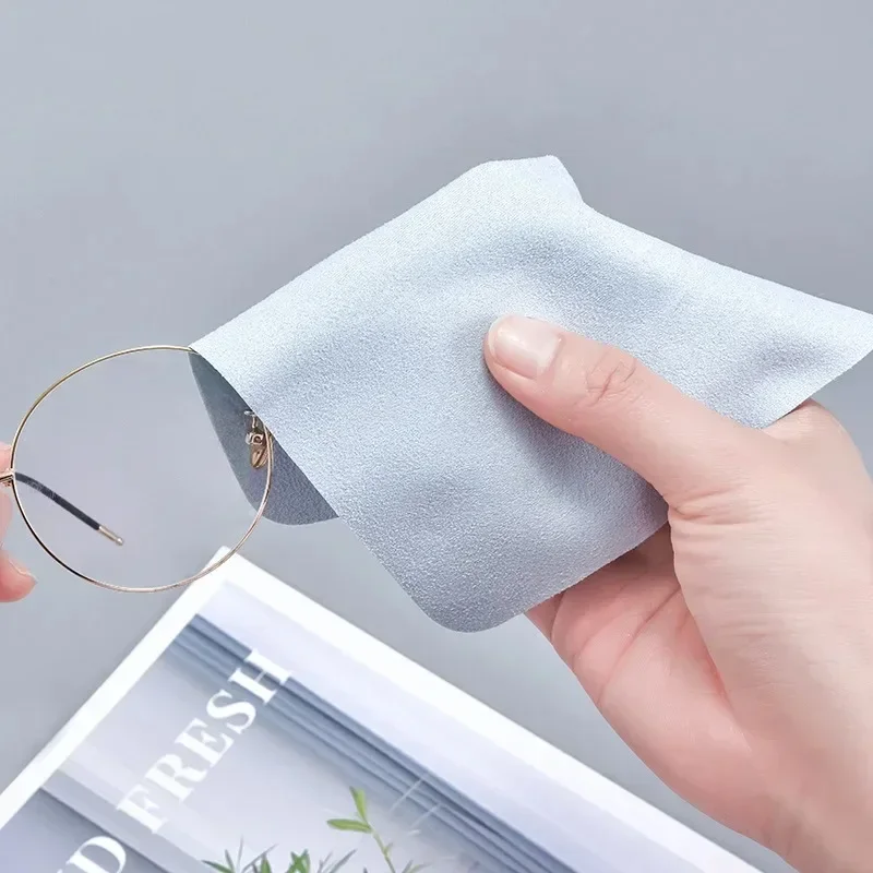 5/15/30Pieces of High-quality Microfiber Glasses Cleaning Cloth Suede Glasses Cleaner Mobile Phone Screen Glasses Cleaning Wipes