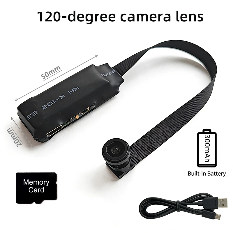4K HD Mini WiFi Camera - Remote Viewing Motion Detection DIY Home Nanny Style Surveillance Cam