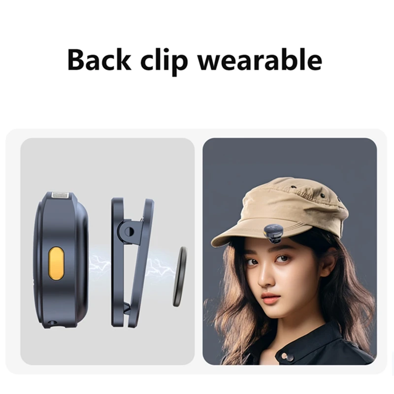 2.4GHz Wireless Lavalier Microphone - Magnetic Suction Design with Charging Case Mini Portable For Video Recording 2026 NEW
