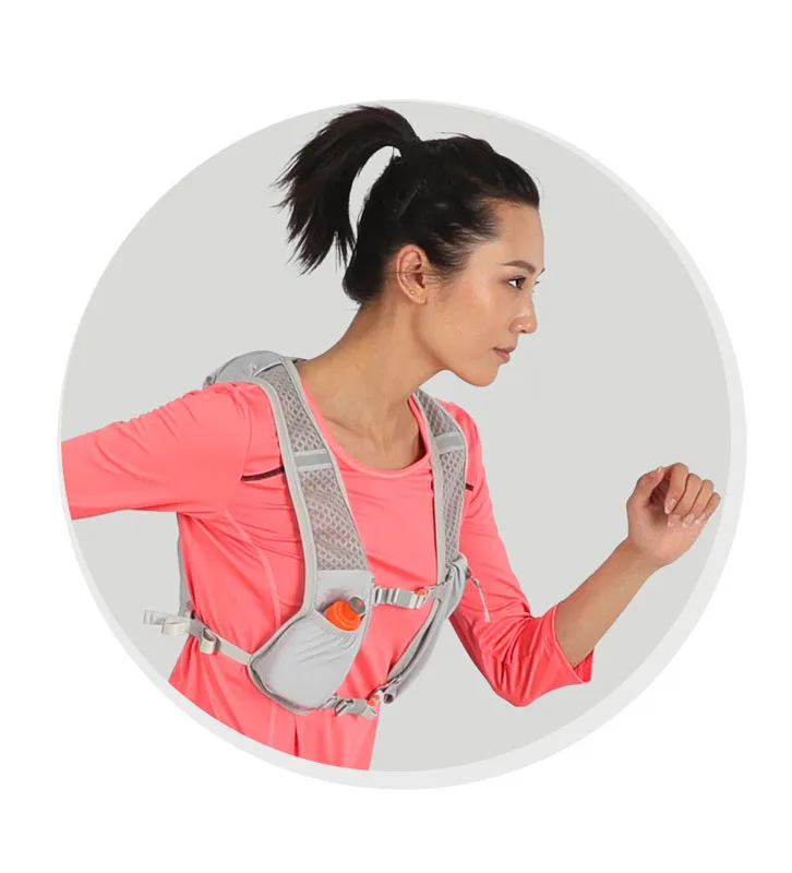 5L Breathable Hydration Vest, Lightweight Running Backpack for Cycling, Jogging, Marathon, Hiking, Climbing, And Outdoor Sports