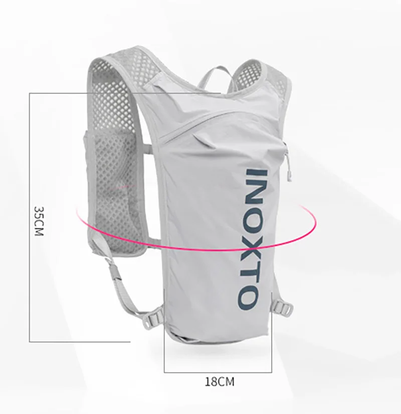 5L Breathable Hydration Vest, Lightweight Running Backpack for Cycling, Jogging, Marathon, Hiking, Climbing, And Outdoor Sports