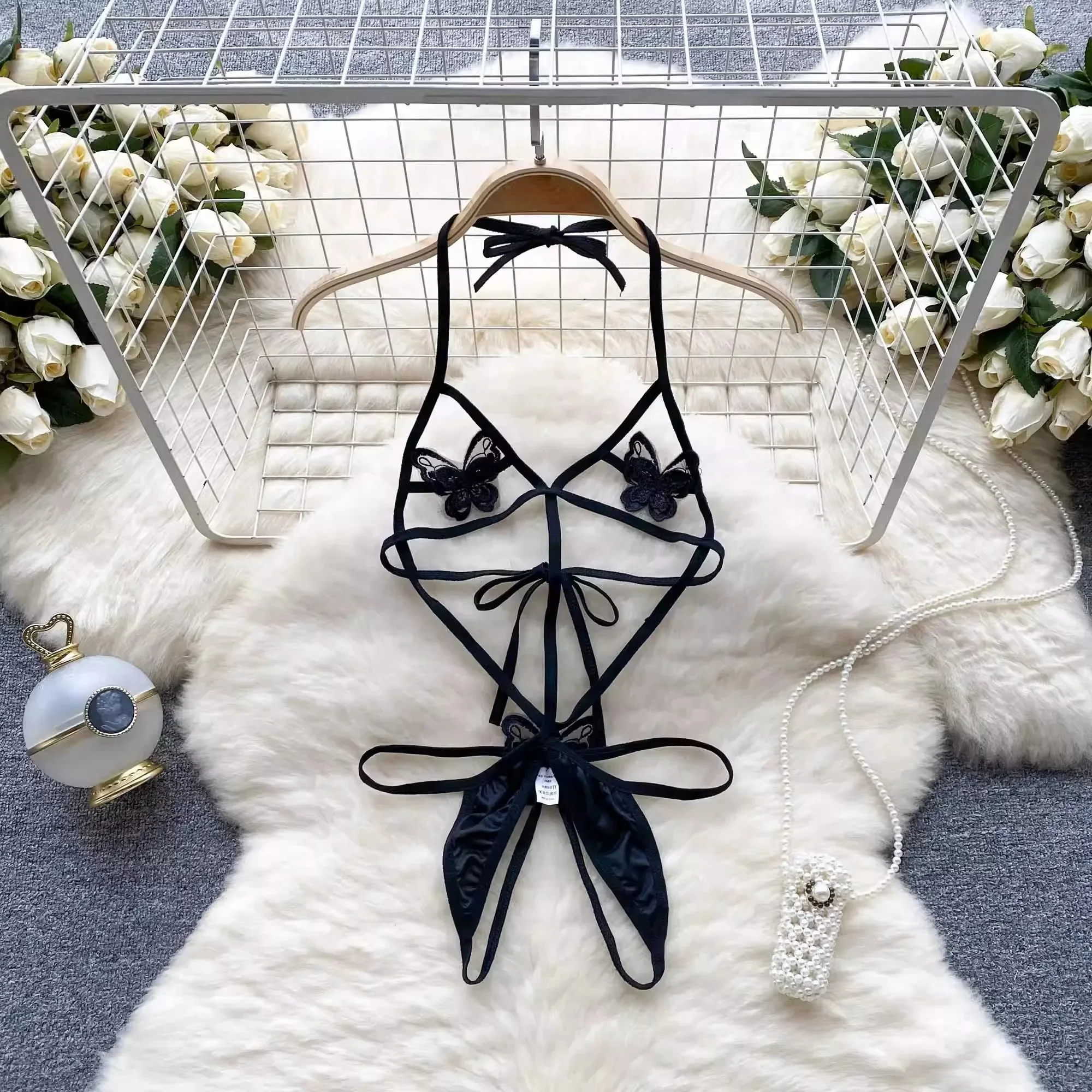 Women Leopard Print Velour Bodysuits Fashion One Piece Combination Halter Vintage Bodycon Sexy Onesie Lingerie Comfortable New