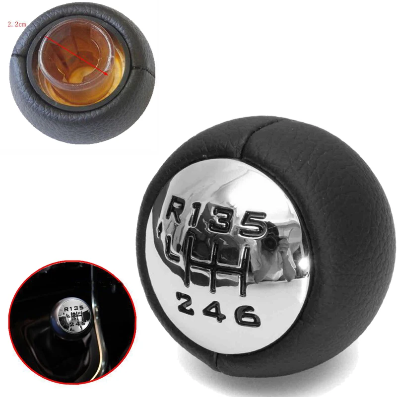 Car 5/6 Speed Gear Shift Lever Knob Head for Peugeot 307 308 3008 407 5008 807 Citroen C3 C4 C8