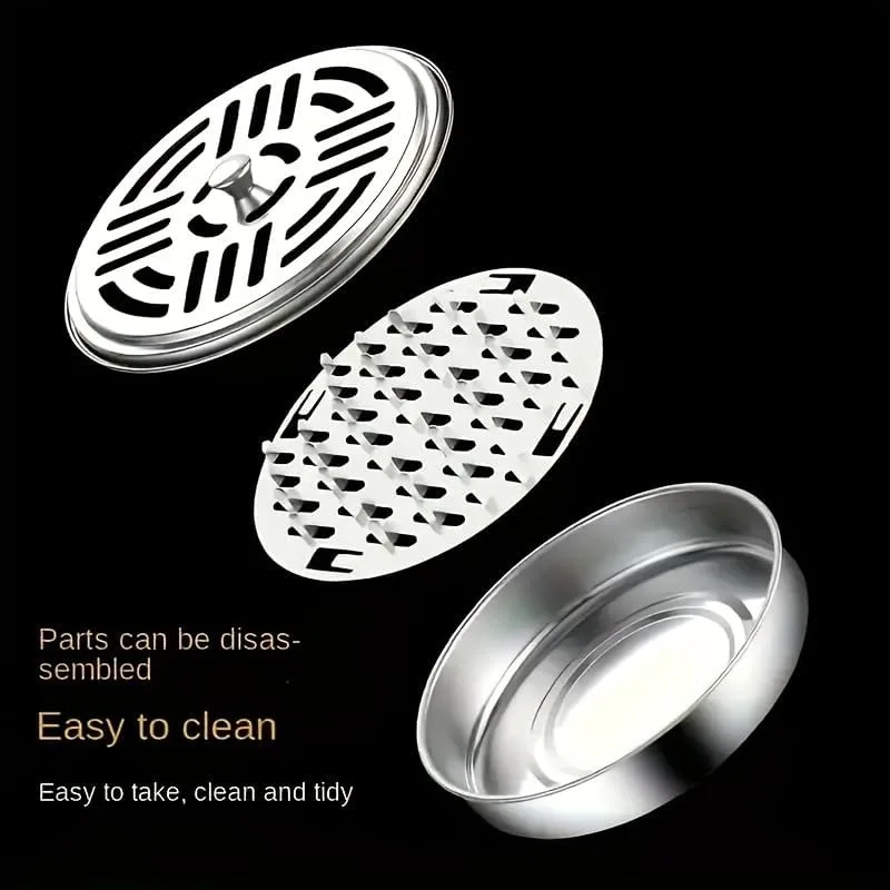 Stainless Steel Mosquito Coil Tray Holder with Lid, Round Household Wrought Iron Mosquito Coil Box, Ash Tray for Mosquito Coils
