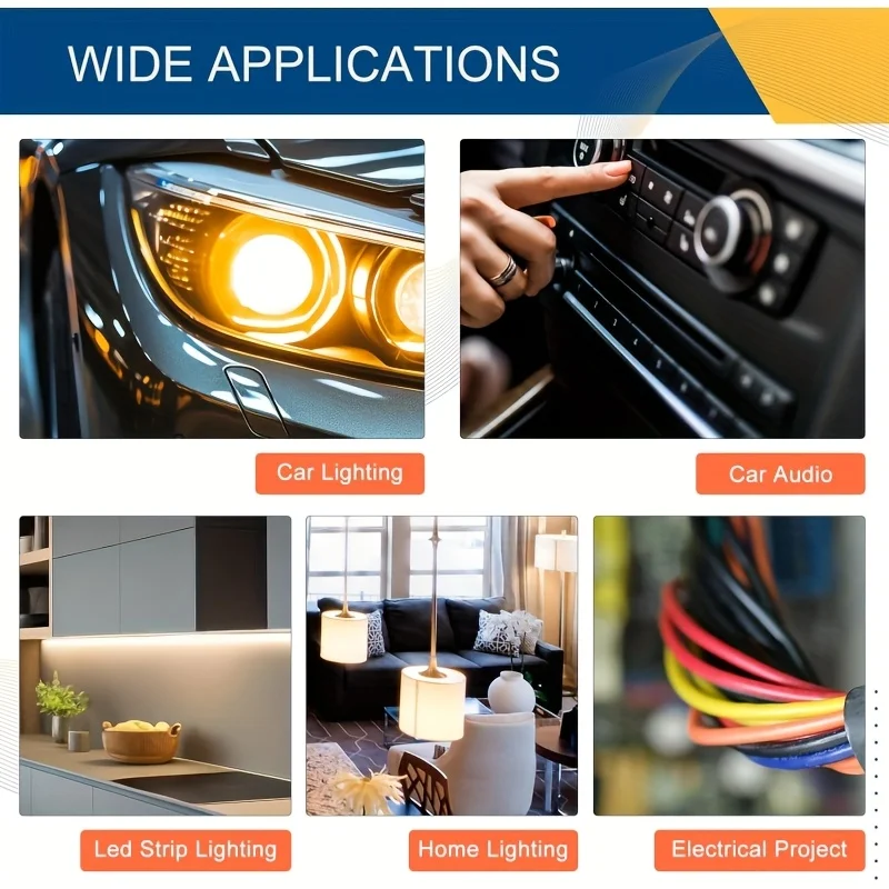 Fast Electric Wire Connector Free Stripping Plug Quick Cable Connector Dual line Interconnection Automotive Terminal Connectors