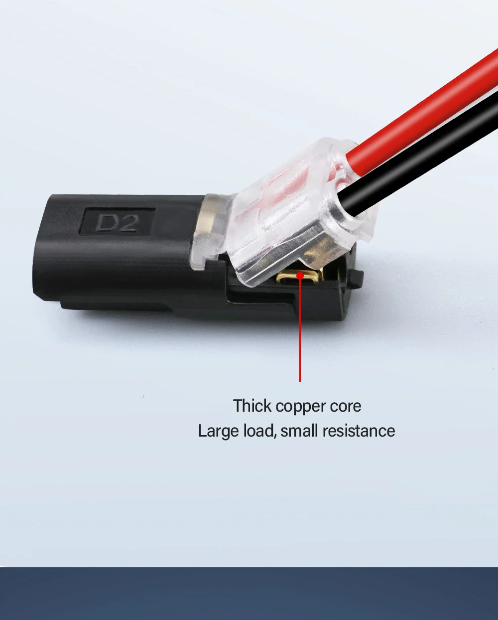 Fast Electric Wire Connector Free Stripping Plug Quick Cable Connector Dual line Interconnection Automotive Terminal Connectors