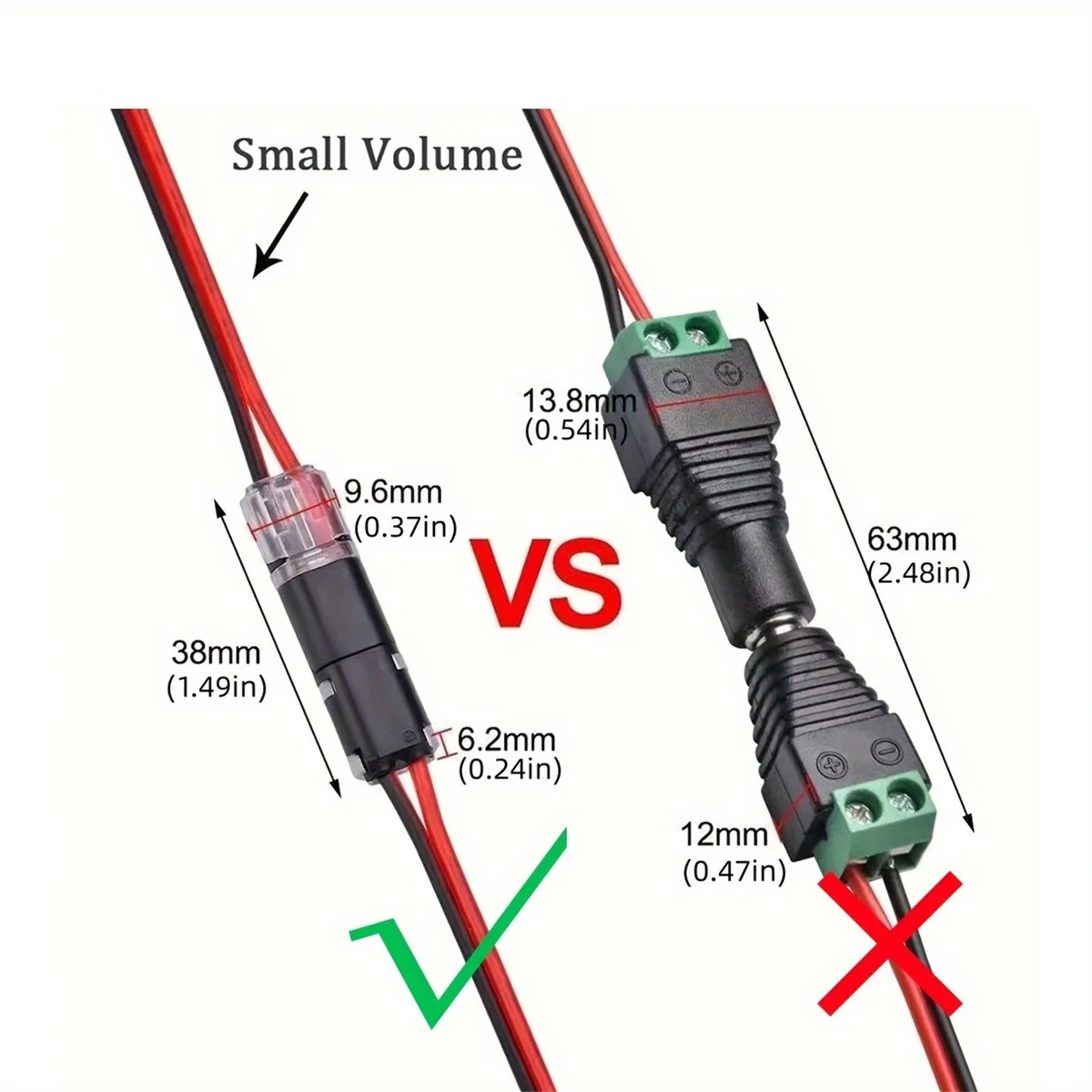 Fast Electric Wire Connector Free Stripping Plug Quick Cable Connector Dual line Interconnection Automotive Terminal Connectors