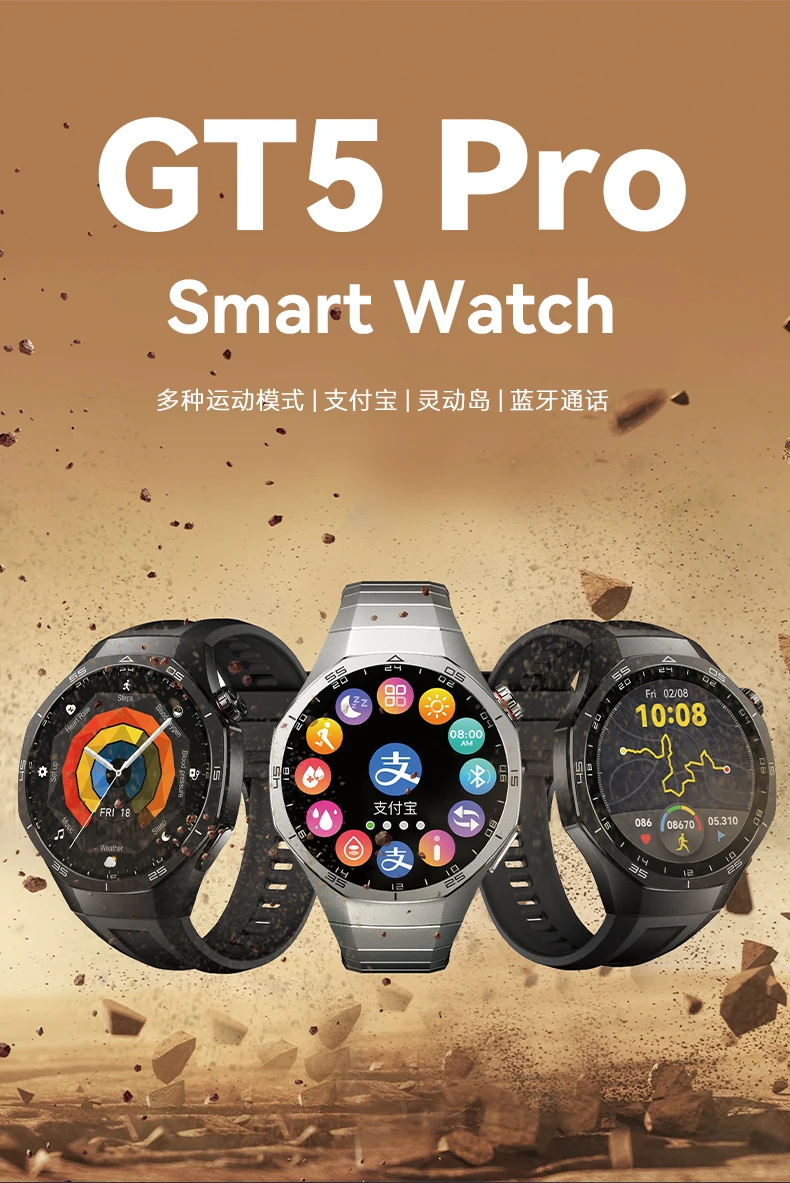LAXASFIT 2026 New Smart Watch Men's 1.52 HD Screen Bluetooth Talk Heart Rate Monitor Men Women NFC Outdoor Sports Smart Watch