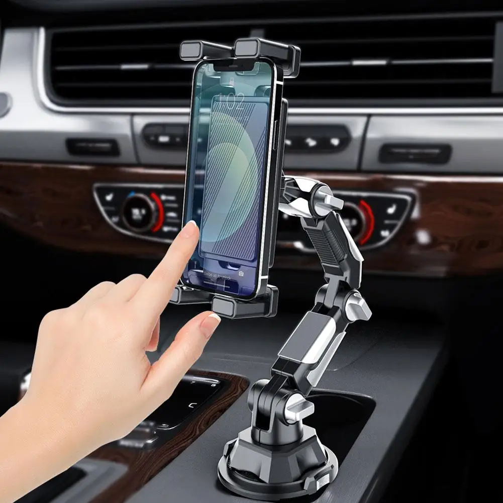 Car Cup Holder Tablet & Phone Mount Universal Stand With Adjustable Long Arm For iPad For Samsung Galaxy Tab For Kindle