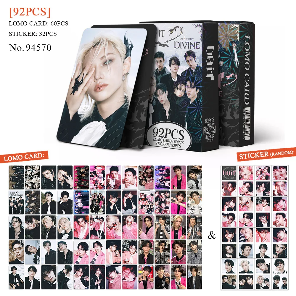 55Pcs/92Pcs Idol SKZOO Stray Kids New Series 6TH FANMEETING Lomo Cards Postcards Felix HyunJin Jisung Woojin Chan Fans Gifts