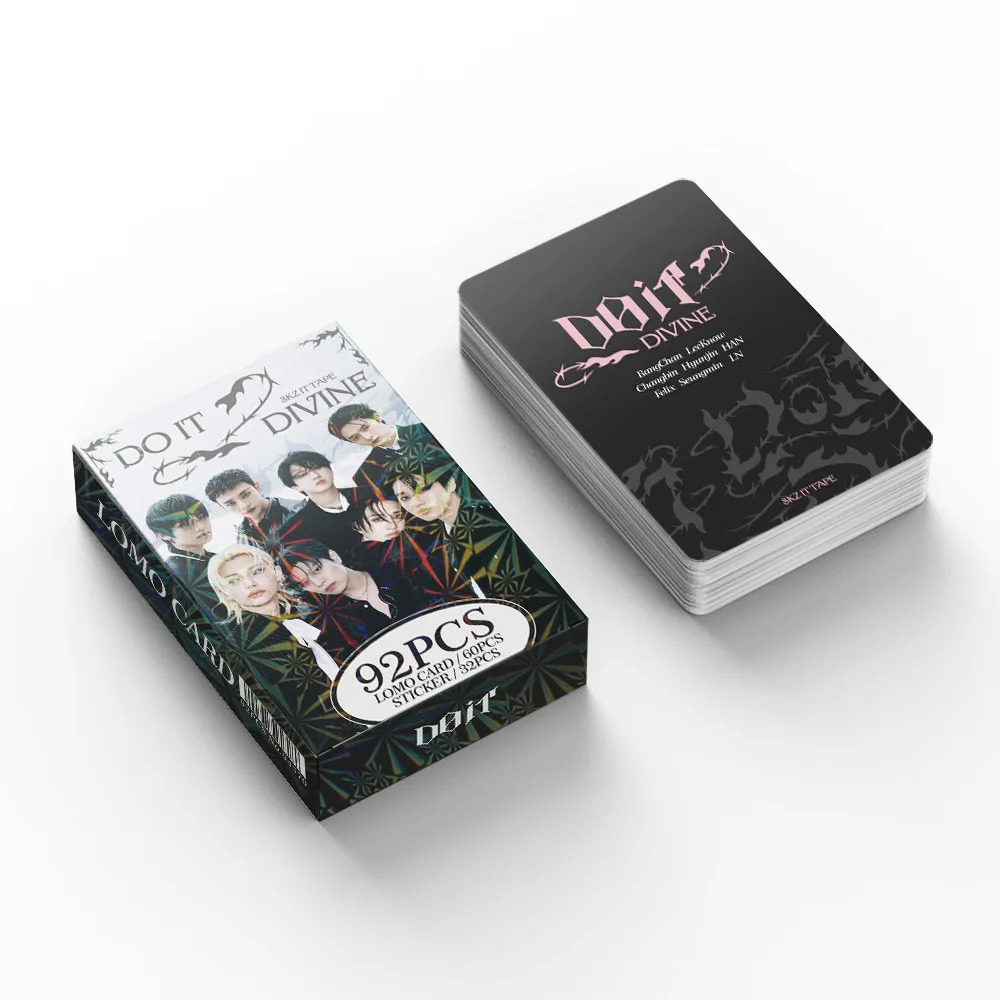 55Pcs/92Pcs Idol SKZOO Stray Kids New Series 6TH FANMEETING Lomo Cards Postcards Felix HyunJin Jisung Woojin Chan Fans Gifts
