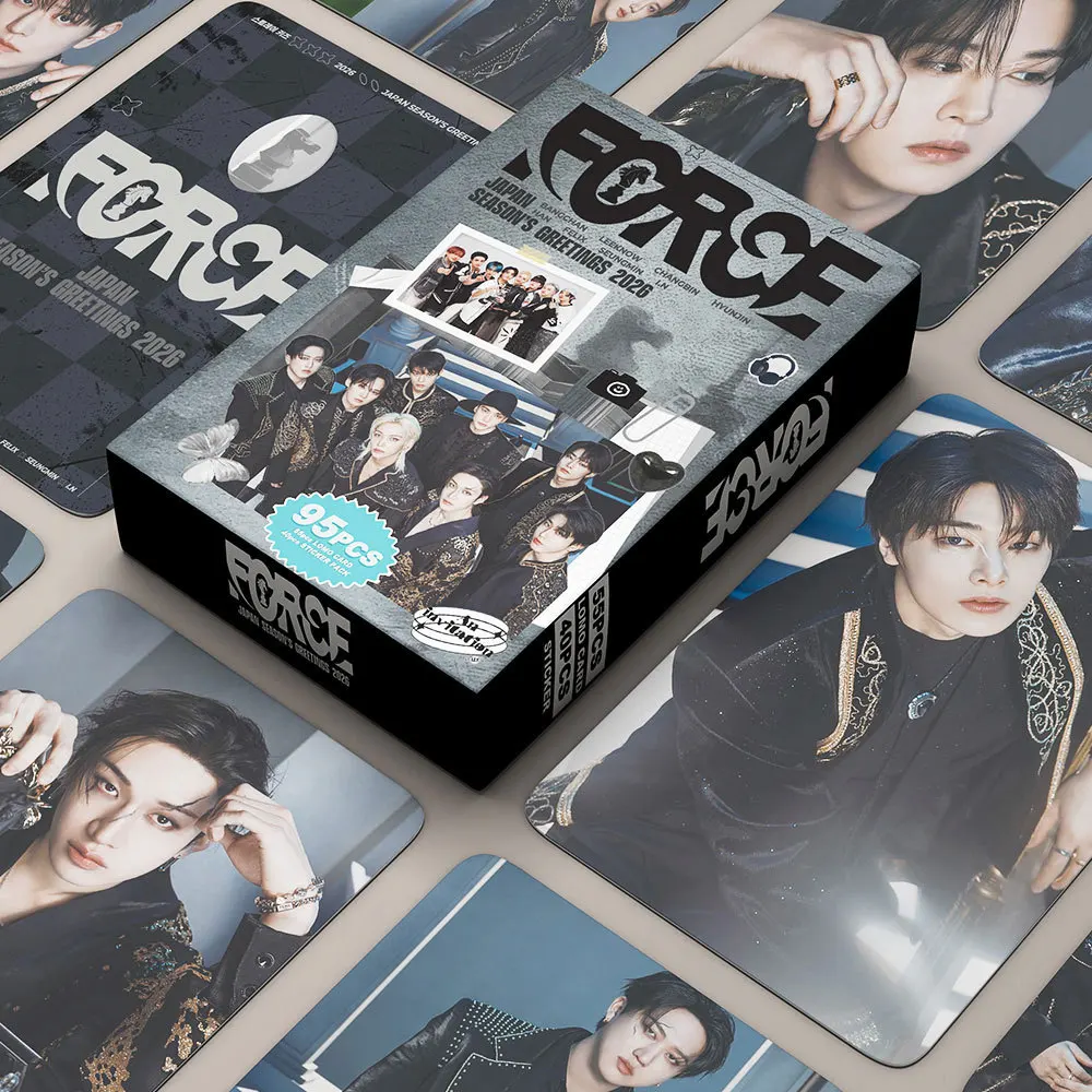 55Pcs/92Pcs Idol SKZOO Stray Kids New Series 6TH FANMEETING Lomo Cards Postcards Felix HyunJin Jisung Woojin Chan Fans Gifts