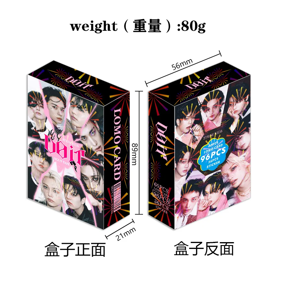 55Pcs/92Pcs Idol SKZOO Stray Kids New Series 6TH FANMEETING Lomo Cards Postcards Felix HyunJin Jisung Woojin Chan Fans Gifts