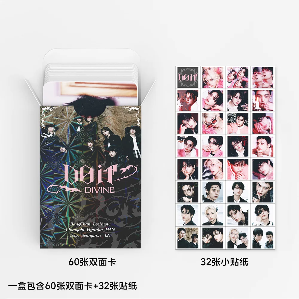 55Pcs/92Pcs Idol SKZOO Stray Kids New Series 6TH FANMEETING Lomo Cards Postcards Felix HyunJin Jisung Woojin Chan Fans Gifts