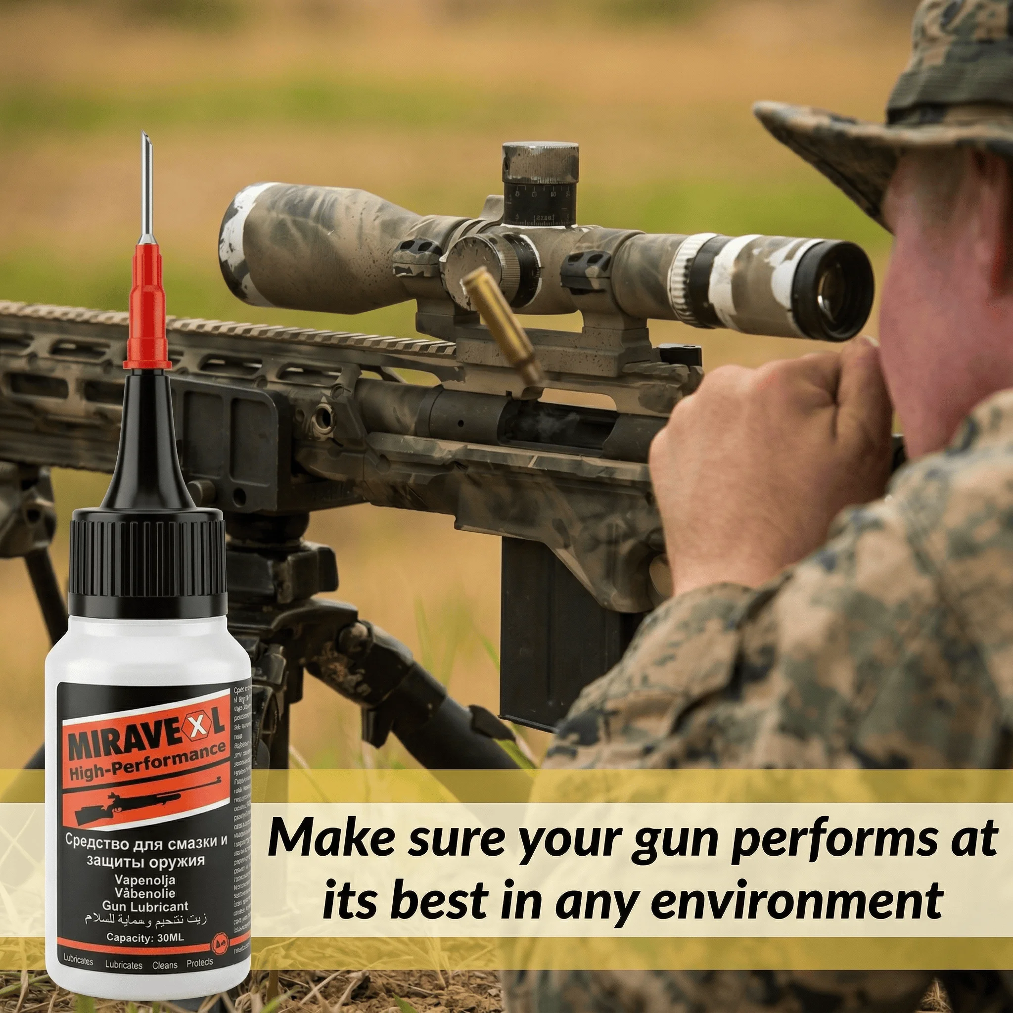 CLP Gun Cleaner Lubricant Protectant 30ml Precision Needle Oiler Steel Tip Firearm Rifle Maintenance Oil Rust Prevent Tool