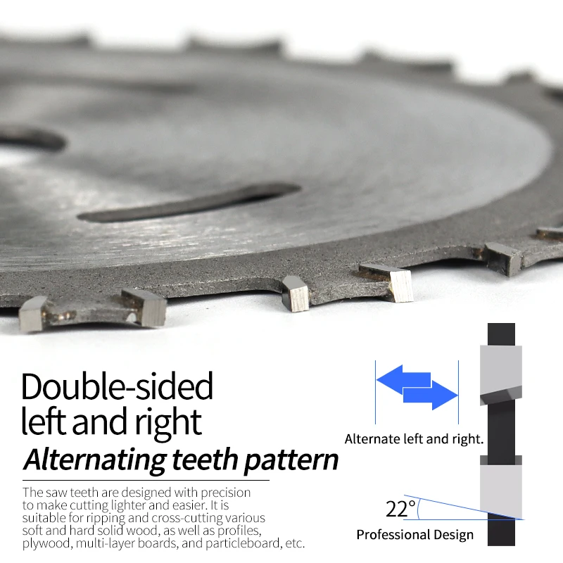 5-Inch/125Mm 40-Tooth Nail-Resistant Woodworking Saw Blade, 125mm Cutting Blade, Suitable for Wood, Plastic, and Metal, Mini Circular Saw Blade, Rotary Cutting Tool Blade, Hardware Tool Accessories, Tungsten Carbide Steel