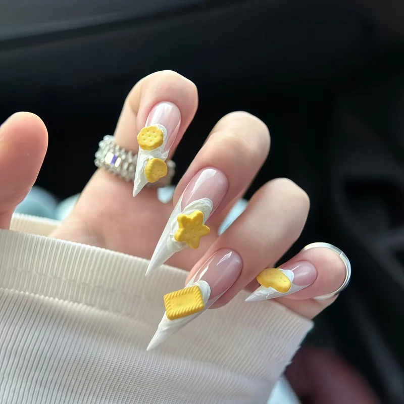 Cute Animal Nail Art & Cookie Baking Mold Set - Dog & Rabbit Shapes Transparent Silicone Mini Decorations for Crafting