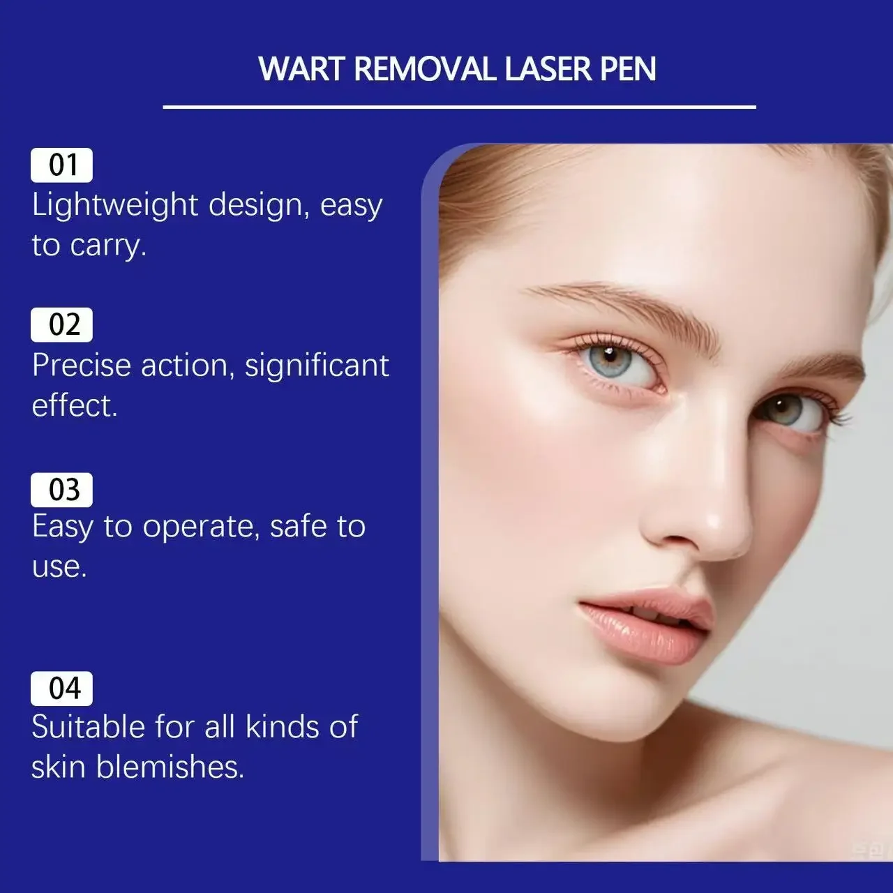 New Facial Beauty Device Eye Massager Blue Light Black Eye Circles Facial Care Tool Lightening Texture Maintaining Eye Bags