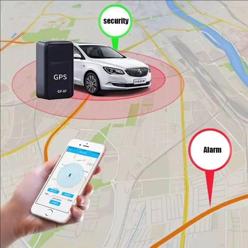 GF07 Mini Car GPS Tracker Real-time GPS Tracking Device Magnetic SIM Message Positioner Anti-Theft Daily GPS Locator Device