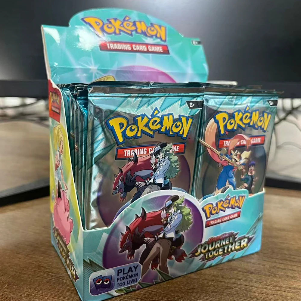 360pcs Poke Card Scarlet & Violet Prismatic Evolutions Poke Box English Booster Battle 151 Ultra Prism Booster Battle Card