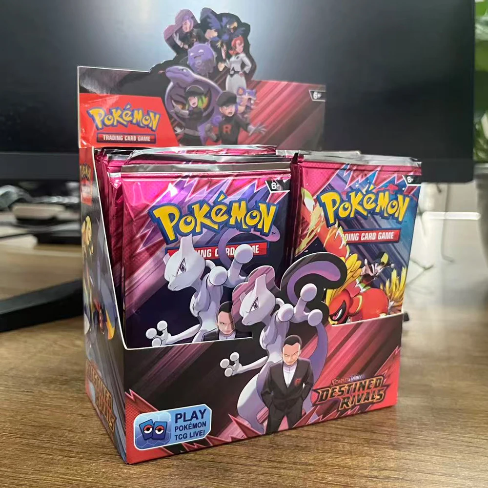360pcs Poke Card Scarlet & Violet Prismatic Evolutions Poke Box English Booster Battle 151 Ultra Prism Booster Battle Card