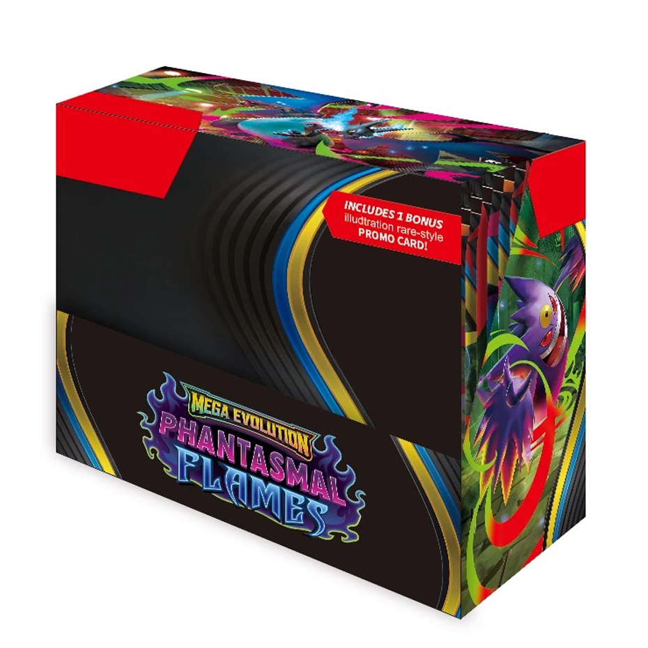 English 360 MEGA EVOLUTION PHANTASMAL FLAMES ASCENDED HEROES Booster Display Box Booster Cards Playing Cards
