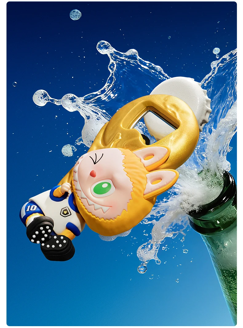 【EU】POP MART THE MONSTERS × FIFA SERIES - Bottle Opener Fridge Magnet Blind Box 1/6PCS Blindbox Collectable Figure