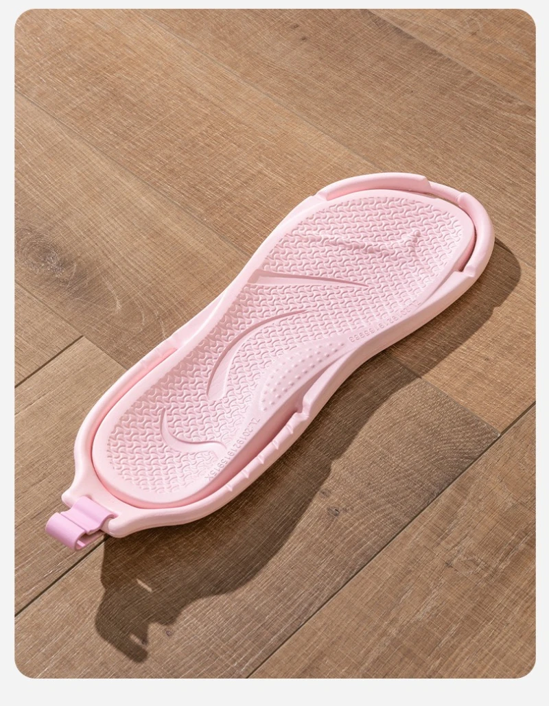 Foldable Travel Slippers Unisex EVA Flip Flops Hotel Non Slip Bathroom Indoor Outdoor Portable Lightweight Comfortable