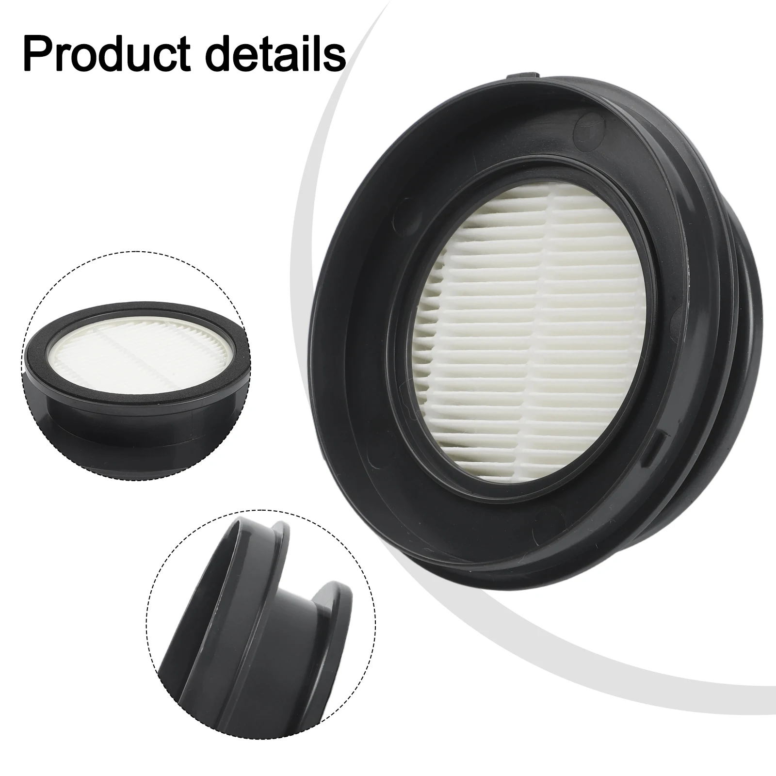 2/4/6pcs Reusable HEPA Filter Replacement For Laresar V7= Handheld Vacuum Cleaner Pet Home Use For Household Cleaning Tools