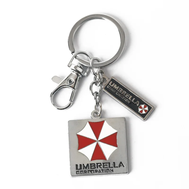 Residents Evils Key Chain Adornment Gifts Car Keychain Toy Umbrella Corporation Sublimation Blank Keyring Edc Fashion Keychains