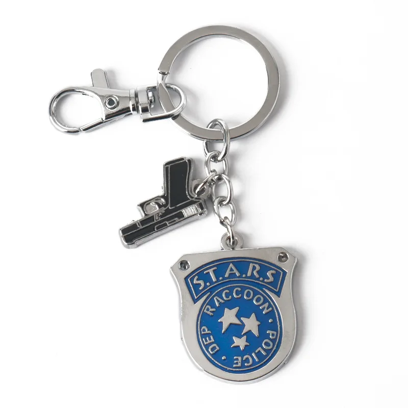 Residents Evils Key Chain Adornment Gifts Car Keychain Toy Umbrella Corporation Sublimation Blank Keyring Edc Fashion Keychains