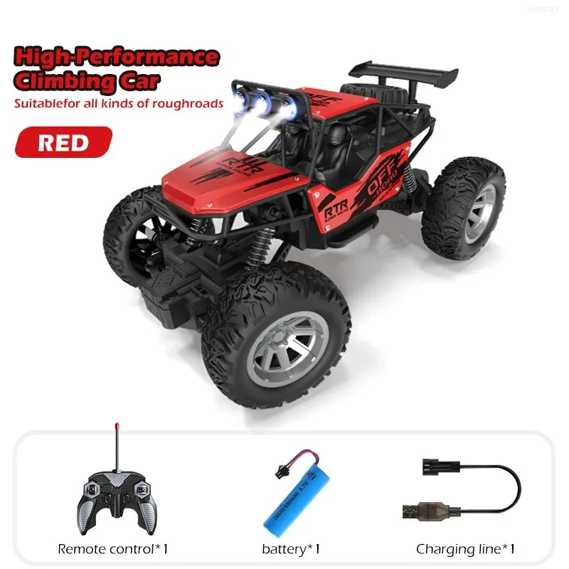 1:20 Remote Control Alloy Climbing Car 2.4G_Hz High-Performance RC Climbing Vehicle with Lights Toy Car for Kid‘s Festival Gifts