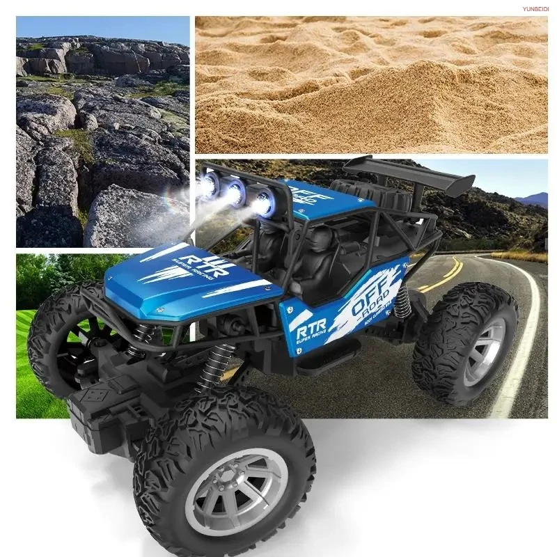 1:20 Remote Control Alloy Climbing Car 2.4G_Hz High-Performance RC Climbing Vehicle with Lights Toy Car for Kid‘s Festival Gifts