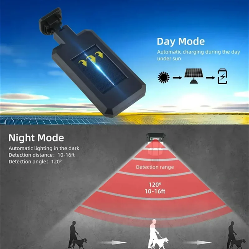 2000LM Solar Light for Outdoor Solar Lamp Sunlight Motion Sensor Light Remote Control Waterproof Street Wall Yard Lamp