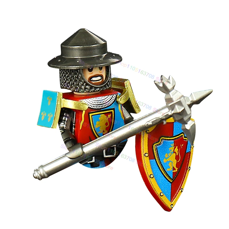 Medieval Lion Knights Armor Knights moc ST3634 Models mini Action Figures Accessories Building Blocks Puzzle Kids Toys Gifts