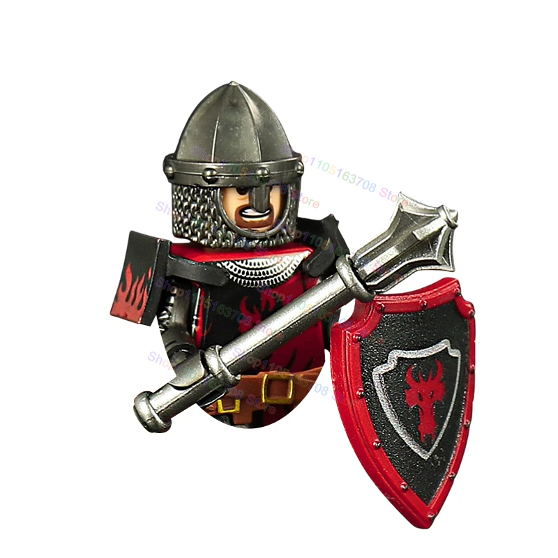 Medieval Lion Knights Armor Knights moc ST3634 Models mini Action Figures Accessories Building Blocks Puzzle Kids Toys Gifts