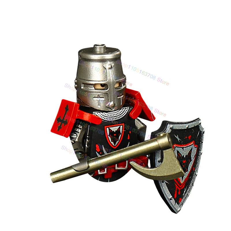 Medieval Lion Knights Armor Knights moc ST3634 Models mini Action Figures Accessories Building Blocks Puzzle Kids Toys Gifts