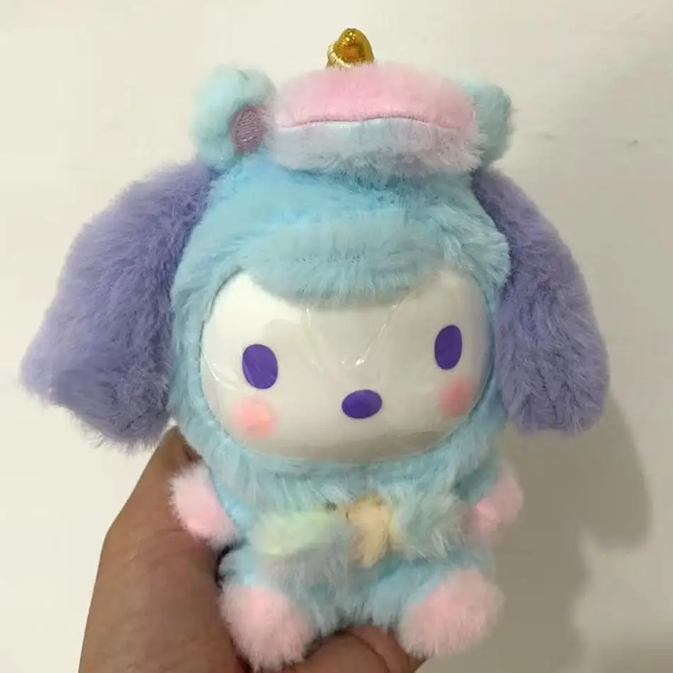 2026 New Sanrio Dream Unicorn Series Vinyl Plush Blind Box Cute Cartoon Hello Kitty Kuromi Pendants Girl Bag Ornament Toy Gifts