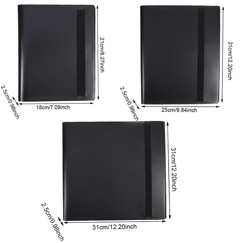 1Pc Card Binder 160/360/480 Trading Card Holder Book PP Cover Binder For Cards Durable Side Loading Card Book With Gaming Cards