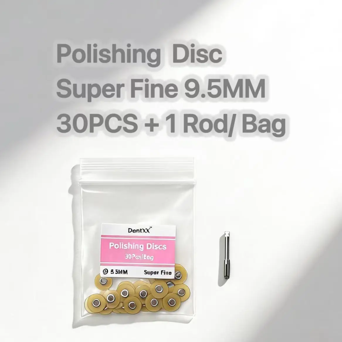 Multi-Grit Sanding Discs Set For 30Pcs Polishing Disc Kits + 1 Rod