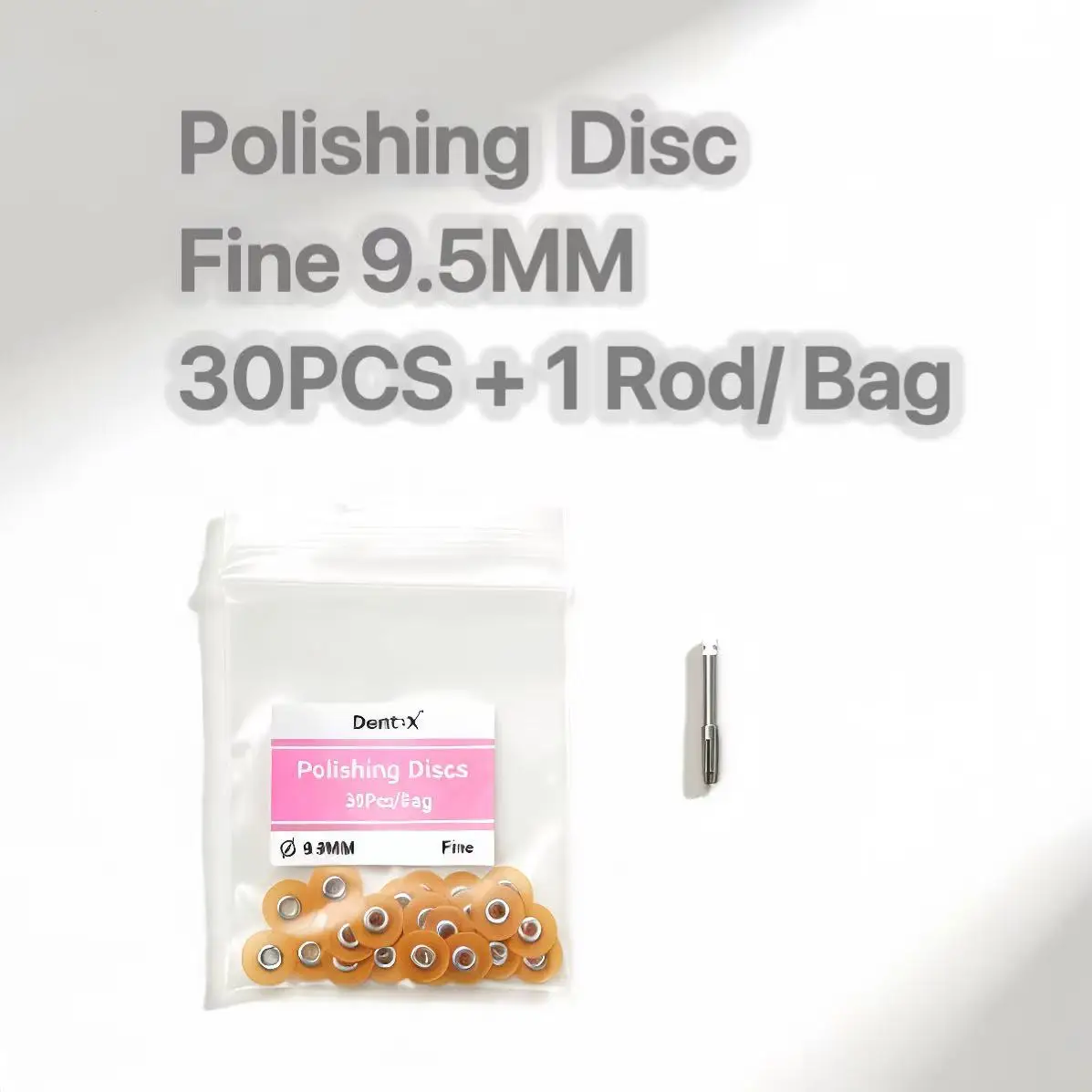 Multi-Grit Sanding Discs Set For 30Pcs Polishing Disc Kits + 1 Rod