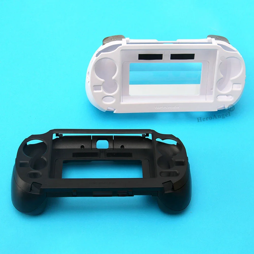 Black White For PS VITA 1000 PSV1000 Game Hand Grip Handle Holder Joypad Stand Case Shell Protect with L2 R2 Trigger Button