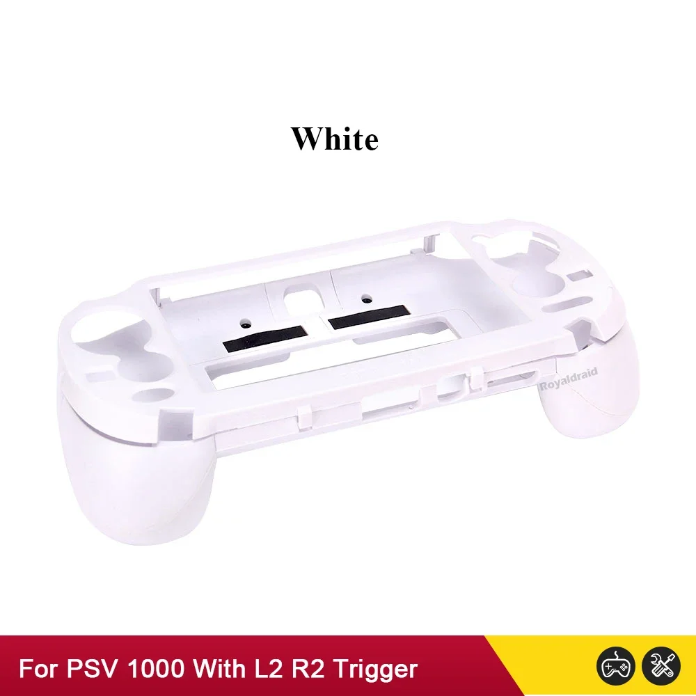 Black White For PS VITA 1000 PSV1000 Game Hand Grip Handle Holder Joypad Stand Case Shell Protect with L2 R2 Trigger Button