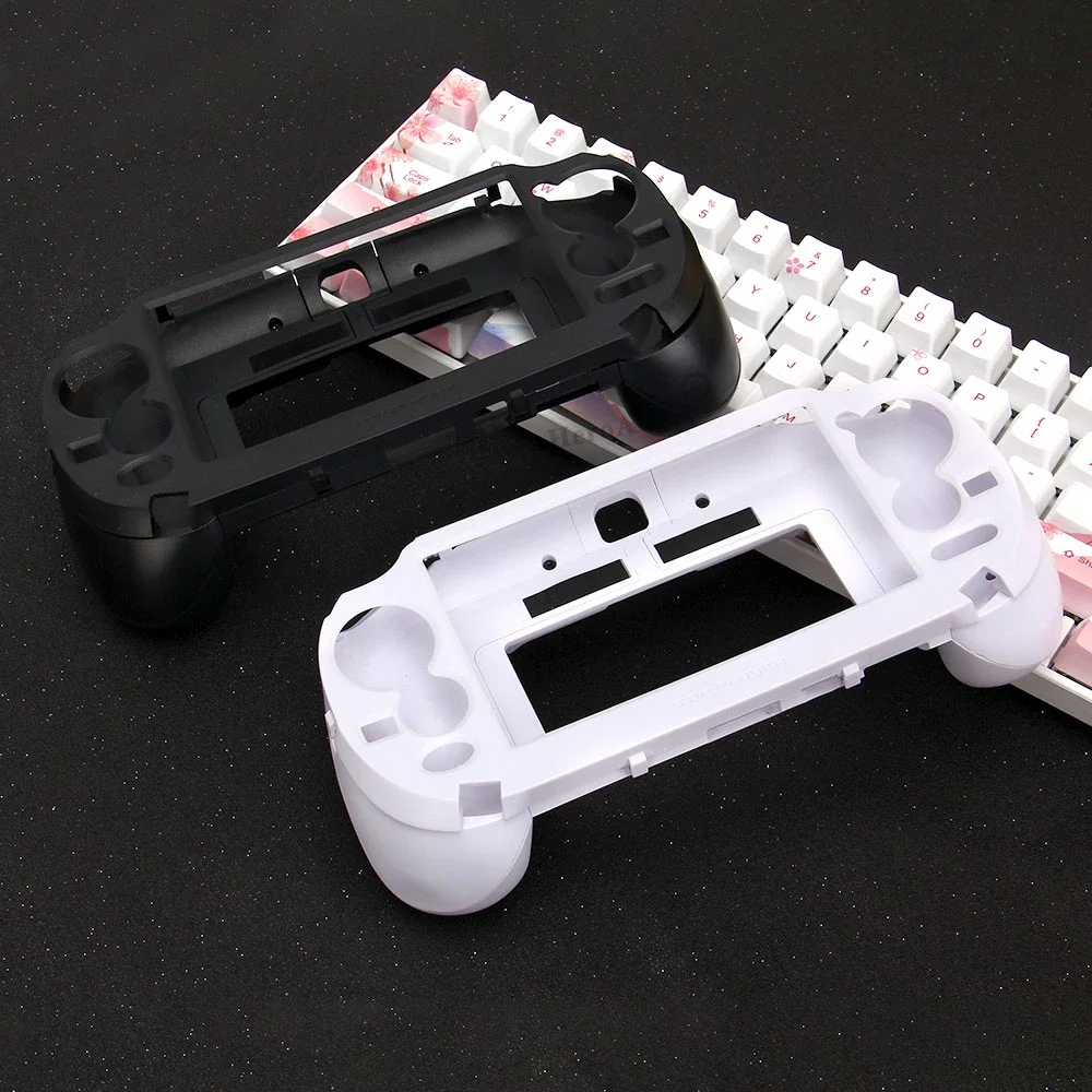 Black White For PS VITA 1000 PSV1000 Game Hand Grip Handle Holder Joypad Stand Case Shell Protect with L2 R2 Trigger Button
