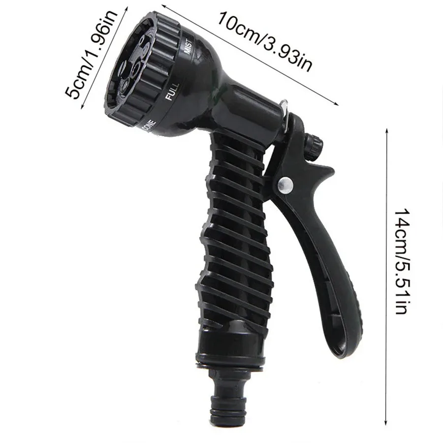 Expandable Magic Hose High Pressure Car Wash 7 Spray Modes Water Gun for Home Garden Plant Watering Flexible Lightweight No Kink